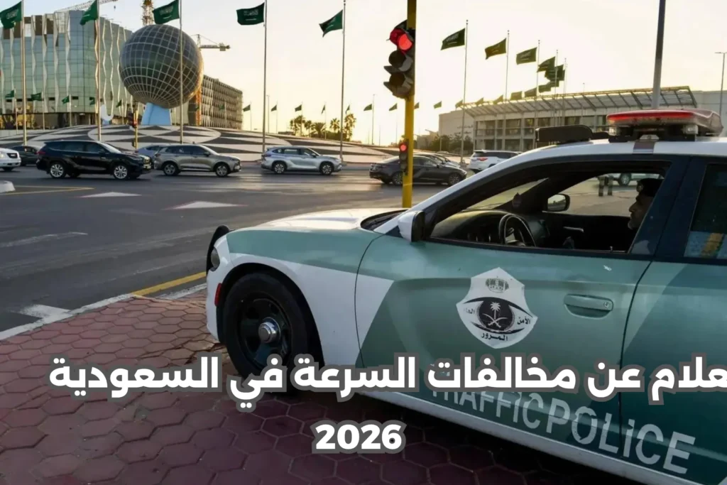 مخالفات السرعة في السعودية 2026